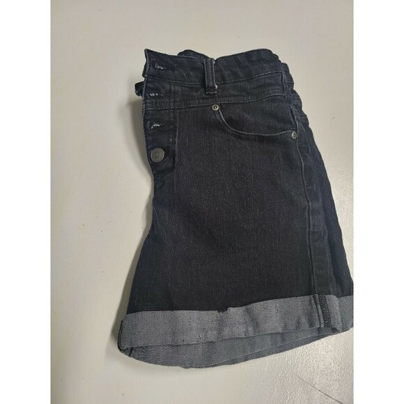 Modcloth High Waisted Button Front Karaoke Seamstress Shorts Cuffed size 8 - Picture 3 of 7